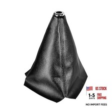 Car Shift Knob Dust Cover, Gear Shift Knob Cover for Protection, Black PU