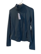 Nike Women  s Full Zip Dri Fit Jacket Size Small Deep Blue NWT FV7951-478