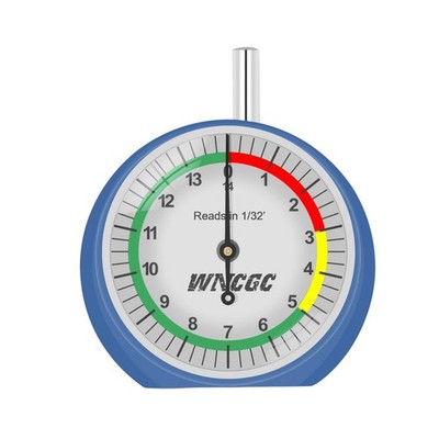Tire Tread Depth Gauge, Dial Type Tire Depth Gauge with Color Coded Professio...
