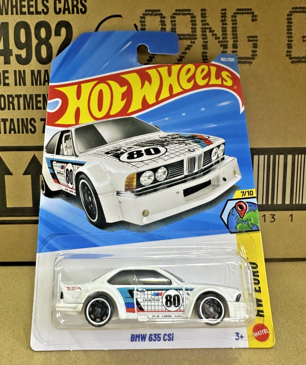 2026 Hot Wheels Mainline Case G BMW 635 CSi Series HW EURO