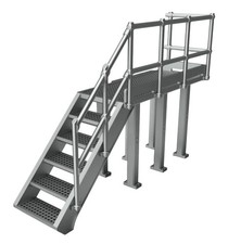 Rusty Rails Modelling RRM125 N Gauge Access Platform (V1.5) (Pack of 2) - Unpain