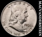 1960-D Silver Franklin Half Dollar - Scarce  High Grade  Lustrous  #J7766