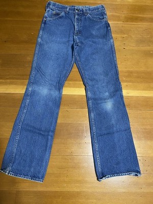 Vintage Roebucks Jeans Mens 32 x 34 Dark Wash Denim Sears 90s