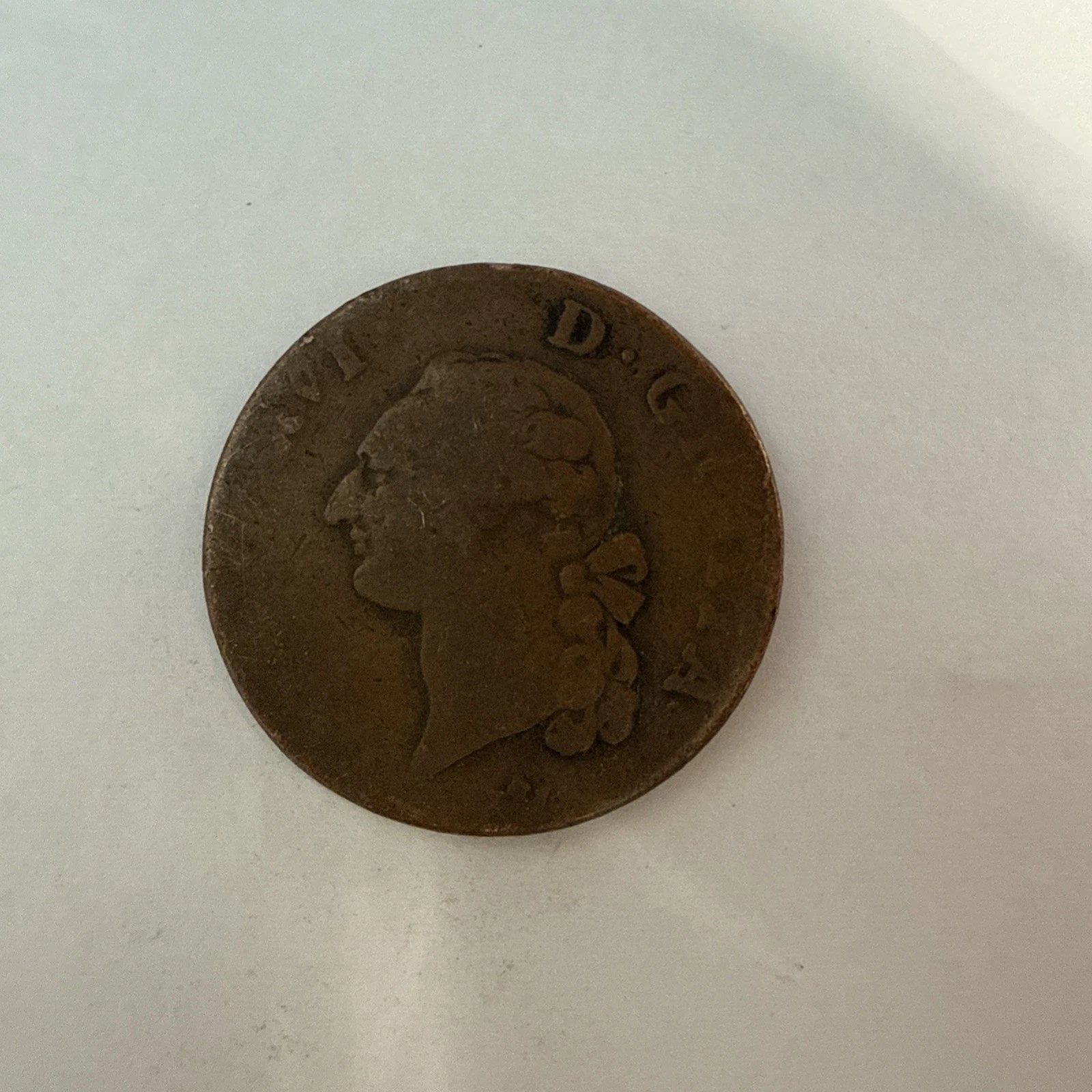 Monnaie Louis XVI LOUIS XVI Sol dit "à l'écu" 1790 M Toulouse