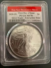 2020s silver eagle emergency production ms70