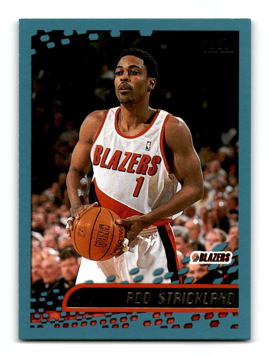 2001-02 Topps #161 Rod Strickland Portland Trail Blazers ~ 23667