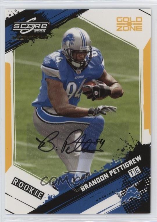 Brandon Pettigrew Score #313 Gold Zone