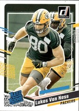 2023 Donruss Lukas Van Ness #336 Green Bay Packers 2L
