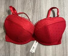 Image of Ann Summers The Untroubled Plunge Bra Size 34E - RRP£20 New With Tags