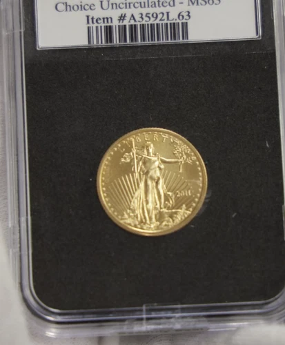 2011 US 1/4 oz $10 Gold Eagle Gem Unc