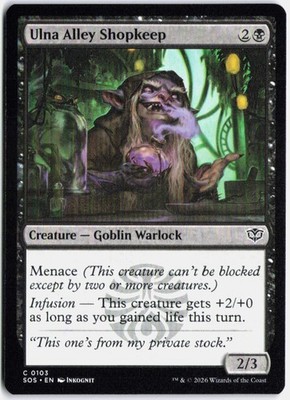 MTG Ulna Alley Shopkeep C SOS 103 NM