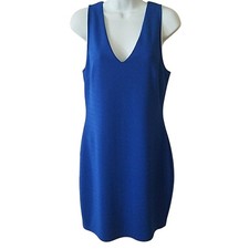 ASTR the label royal blue sleeveless knee length shift dress sz L