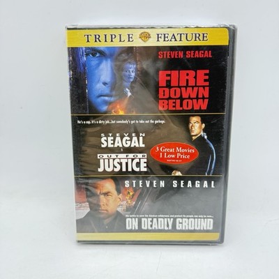 Fire Down Below / Out For Justice / On Deadly Ground - Steven Seagal DVD NEW