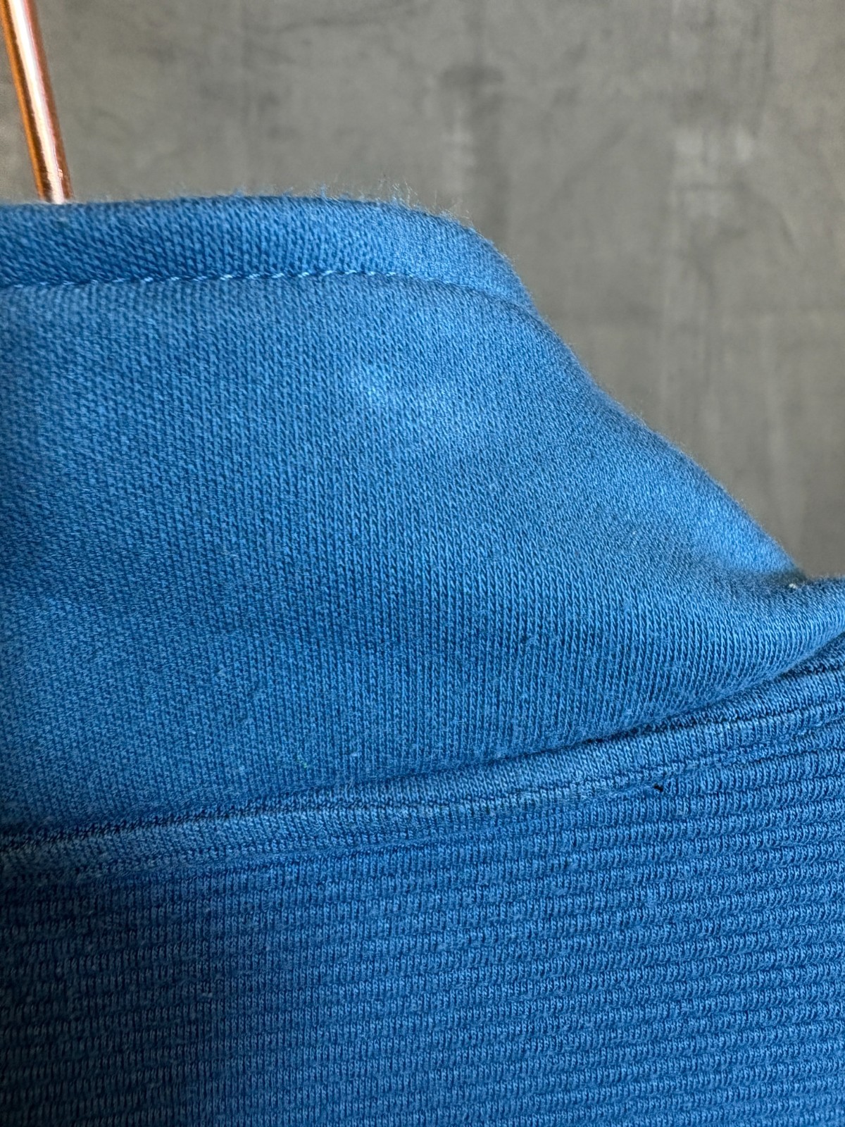 Straight Down Broadmoor Blue Pullover Womens 1/4 … - image 11