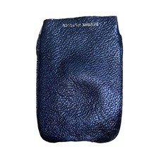 Vintage Genuine Morrocco Leather Pocket Radio/Beeper Case Pouch w Metal Clip