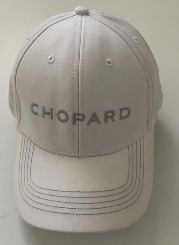 RARE Chopard Classic Racing White Hat Cap Motorsport Watch Promo Adjustable OSFA