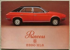 PRINCESS 2200HLS Car Sales Brochure c1976 DUTCH TEXT British Leyland
