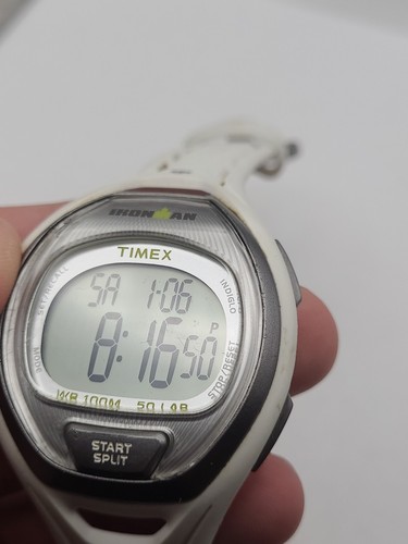 Reloj Digital Timex Ironman 30 Años Blanco M657 - Batería Nueva - Imagen 3 de 14