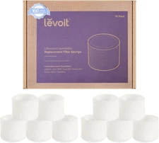 LEVOIT 10-Pack Top Fill Humidifier Replacement Filters, Capture Particles to Imp