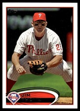 Jim Thome 2012 Topps #371 Phillies MLB READ FREE SHIPPING AutographDen