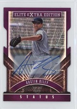 2015 Panini Elite Extra Edition 7/75 Austin Riley #42 Auto 0ls