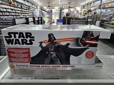 Official Star Wars Costume Darth Vader Supreme Edition Rubies Complete In Box XL