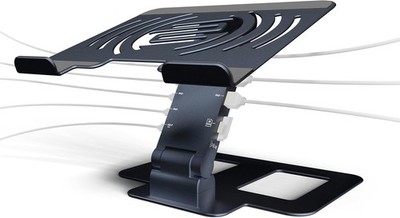 Reloop Stand Hub Pro Laptop Stand and 10-in-1 USB-C Docking Station