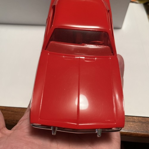 1974 Plymouth Barracuda Plastic Promo Model ERTL  1/25 Scale Rallye Red With Box - Picture 5 of 14