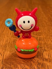 Mcdonalds Angel Blue 2003 Happy Meal Toy - Honey Devil Hamburger Mcdonalds Angel Blue 2003 Happy Meal Toy - Honey Devil Hamburger