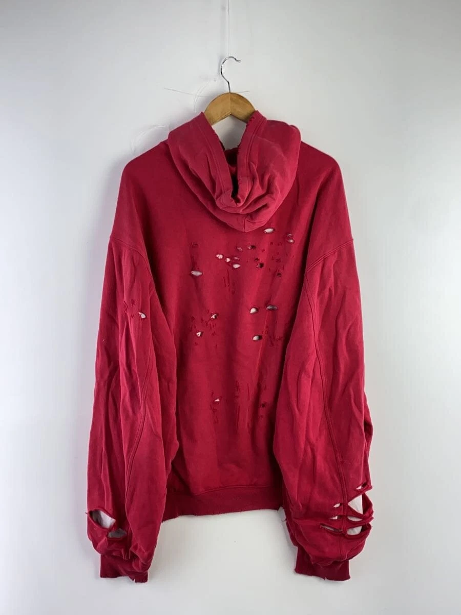 Felpa con cappuccio BALENCIAGA rossa S usata