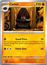 Carkol 119/217 Common Ascended Heroes Pokemon Near Mint