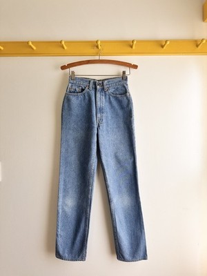 Levi's levis vintage USA made 510 altered 26'' super high waist 80s USA jeans zip