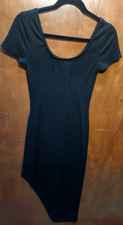 Women's Rue 21 Black Short Sleeve Fit Bodycon Dress Size Medium