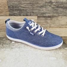 Keds Center III Womens Shoes Sz 8 W Athletic Navy Denim Lace Up Sneakers
