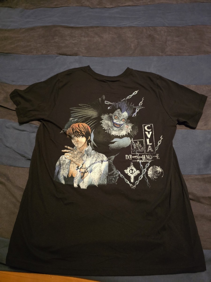 CVLA Death Note size XL 2 Sided Graphic T-shirt Black. | eBay