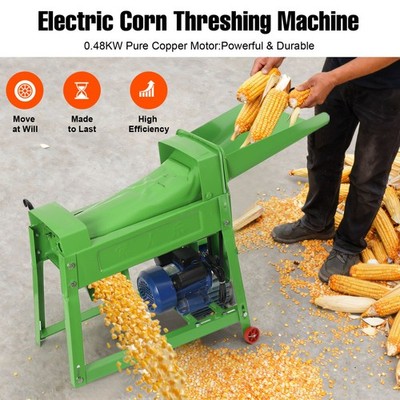 Electric Corn Sheller Thresher Threshing Stripping Machine 2800rpm 480W 110V