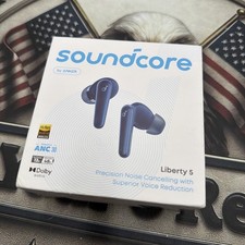 Anker Soundcore Liberty 5 Noise Cancelling Earbuds Blue Tested