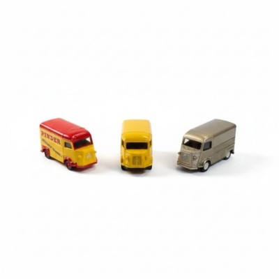 Citroën HY 1:87 /  1x Busch 2x Wiking  / Vintage modellautos
