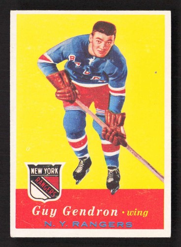 Guy Gendron #52 1957 Topps card