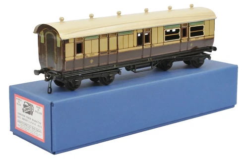 AC5077: Vintage Bing for Bassett Lowke 0 Gauge LNWR Brake 3rd Passenger Coach