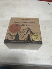 Be Bodywise Pure Himalayan Shilajit Resin  1.06 oz / 30g  100% Pure *NEW*