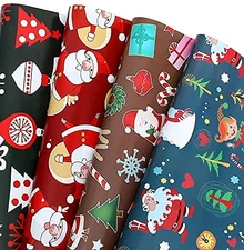  Christmas Gift Wrapping Paper for Kids Boys Girls Baby Women Men Xmas Santa 