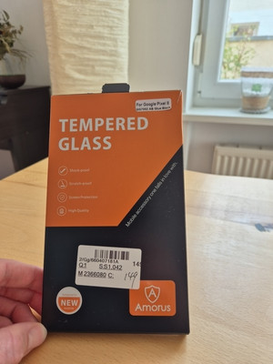 Google Pixel 8 Tempered Glass 2,5D Screen Protector Full Glue Black Edge 