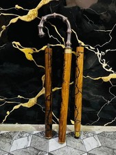 Beautiful Designer Brass Wooden Walking Cane Derby Handle Stick for Adults