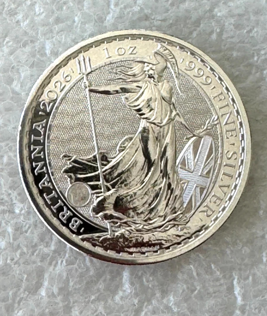2026 - British SiIver Britannia 1 oz .999 Fine SiIver C0in BU - IN STOCK!!