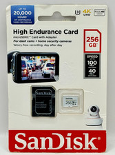 Sandisk 256GB High Endurance MicroSD Card SDSQQNR-256G Security Cameras - NEW