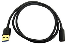 1M 3.3Ft USB 3.0 A Male to USB-C Female Adapter Cable, Converter, Data, Charge