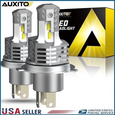 AUXITO H4 9003 LED Headlight Kit HiGH Low Beam Bulbs 24000LM WHITE 10S H
