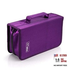 128 Capacity CD/DVD Case Holder,Storage, Binder by Purple