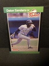 1989 Donruss The Rookies Deion Sanders New York Yankees